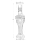 Uniquewise Antique Decorative Brown Hand Curved Mango Wood Floor Flower Vase with Unique Textured Pattern, 30" QI004011 - alternate 2